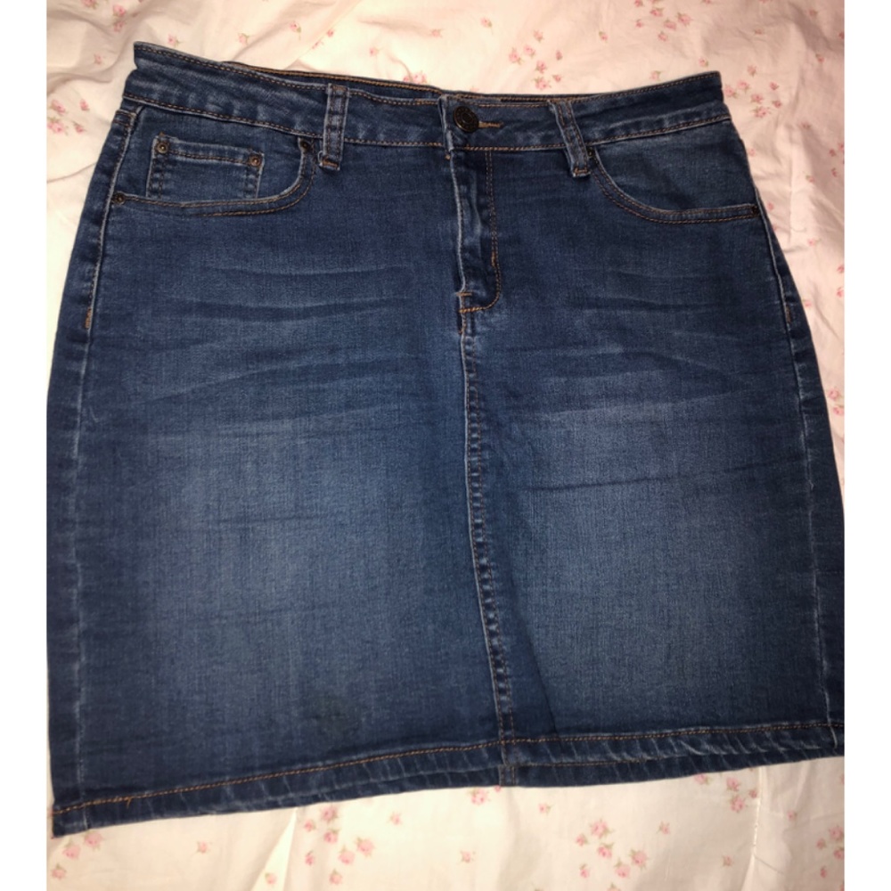 Denim Skirt from refuge, great look!